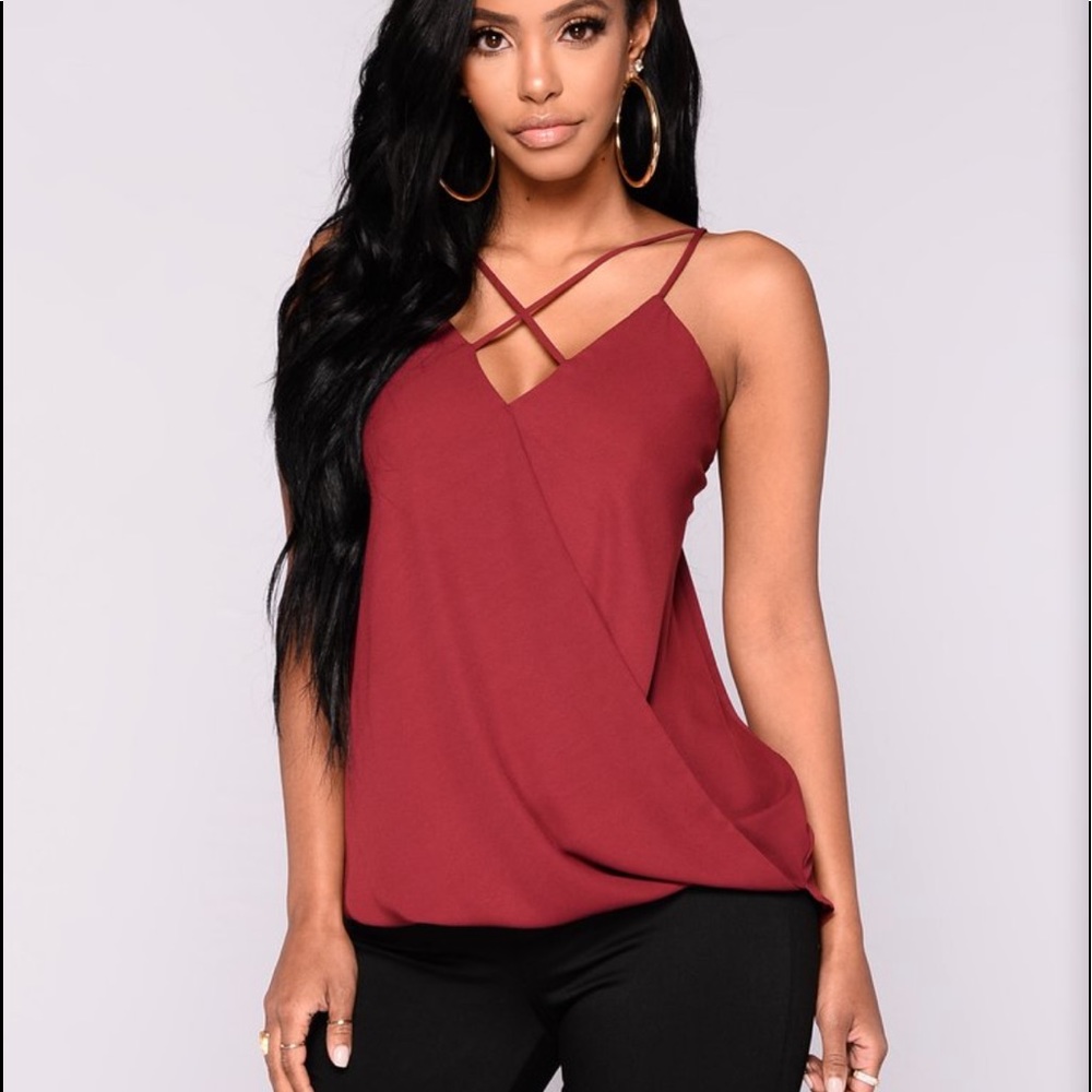 Maroon Dress Shirt